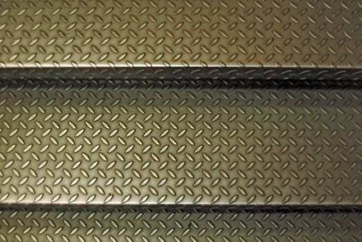Old metallic stairs close up background texture