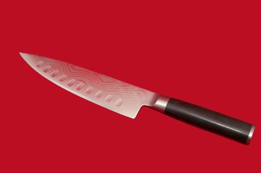 for a steak knife on a white background