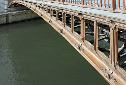 Bridge of Notre Dame or Devil s Bridge  Paris France