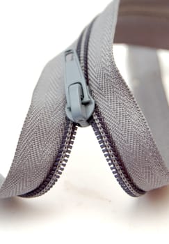 Zipper on white background. Isolated