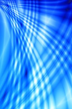 smoothed and blurred abstract wave of blue-white color