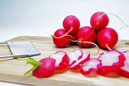 Radish in a bowl ready for eating