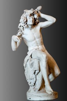 Bacchus (Dionysus) marble statue at Hermitage, st. Petersburg in Russia