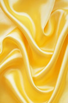 Smooth elegant golden silk can use as background 