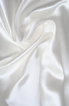 Smooth elegant white silk can use as wedding background 
