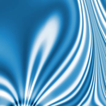 abstract waves, overflowing the tints of blue color on a white background