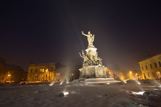 Statue Of Liberty in Arad city of Romania