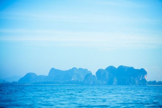 Andaman Sea, Thailand, landscape at sunny day