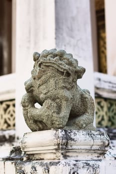 stone Statue in Wat Pho, Bangkok, Thailand