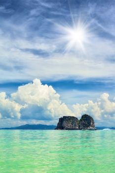 Andaman Sea, Thailand, seascape at sunny day