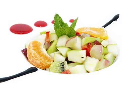 salad of ripe fruit