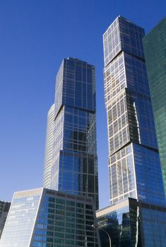 Office buildings of busines center "Moscow-City"