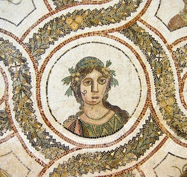 Fragment of roman mosaics from Tunisia