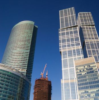 Office buildings of busines center "Moscow-City"