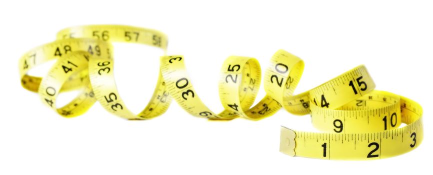 A measuring table isolated on a white background