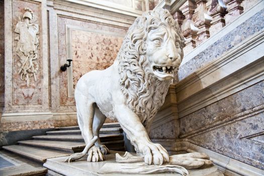 Reggia di Caserta (Caserta Royal Palaca), Italy. Luxury interior, more than 300 years old