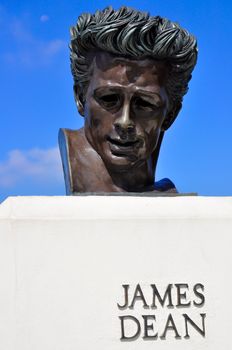 James Dean Statue at Griffith Park Observatory