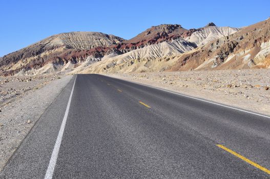 Road in Death Valley