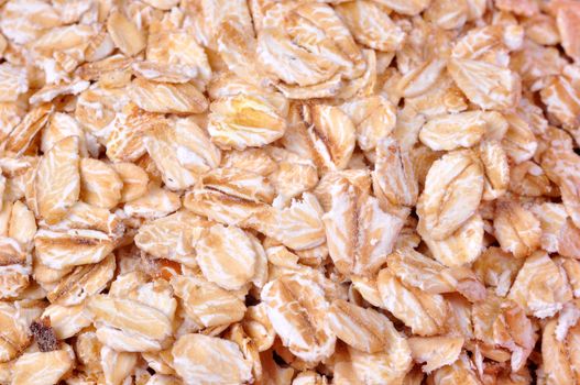 Closeup of a bowl of oatmeal