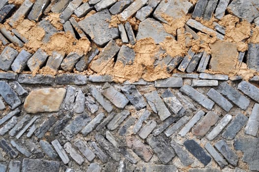 Old brick wall background, textures