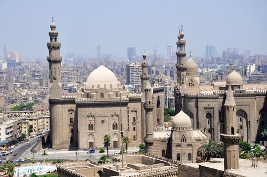 Landmark of the famous ancient castle in Cairo,Egypt