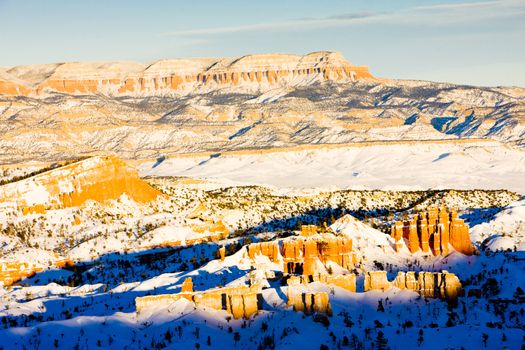 Bryce Canyon National Park in winter, Utah, USA