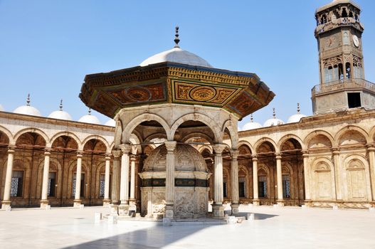 Scenery of the famous Omayyad Mosque in Damascus,Syria.