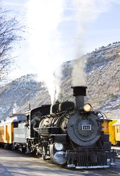 Durango   Silverton Narrow Gauge Railroad, Colorado, USA