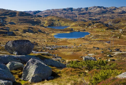 mountain range near Urdvassheii Peak, Norway