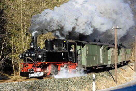 steam train, Steinbach - J�hstadt, Germany