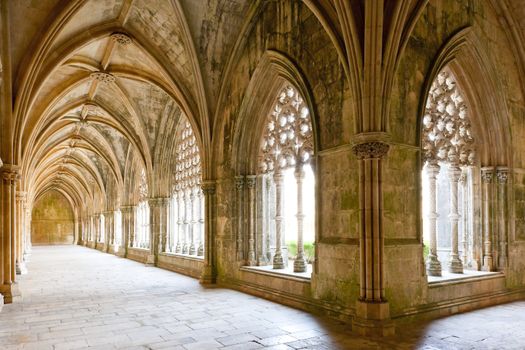 Royal cloister of Santa Maria da Vitoria Monastery, Batalha, Estremadura, Portugal