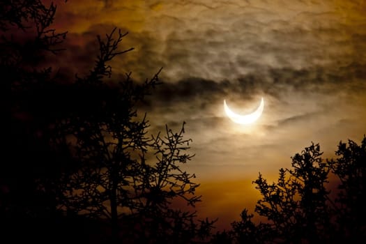 solar eclipse, January 4th 2011