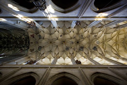 interior of Cathedral of St. Barbara, Kutna Hora, Czech Republic