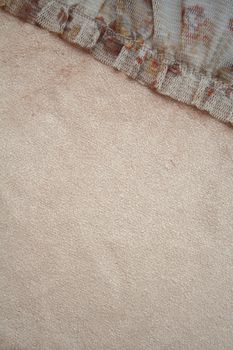 Beige velvet fabric can use as background