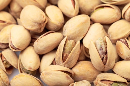 Pistachios Heap, closeup