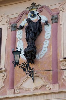 house's detail, Kutna Hora, Czech Republic