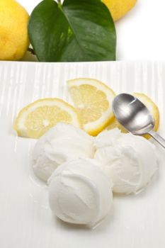 lemon ice cream