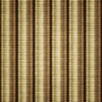 great background of rows of coins