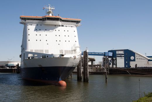 cruise ship and terminal in Holland