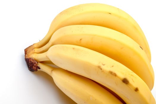 Bunch of Bananas on white background