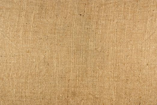 Closeup of a burlap texture background