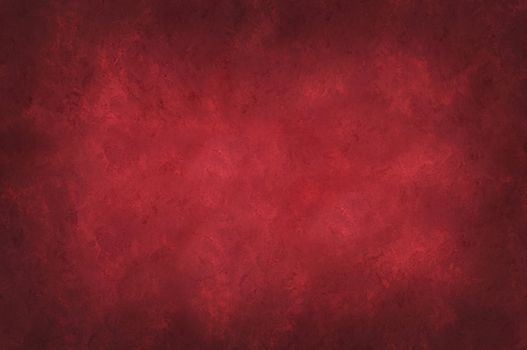 Red mottled background with dark vignette around the edges