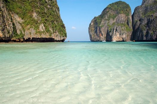 A beautiful seascape in the Phi Phi islands, Thailand