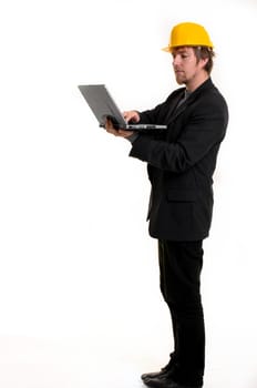 Young man in business suit