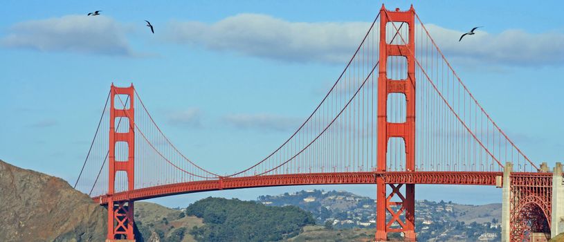 San Francisco Golden Gate Bridge Panorama