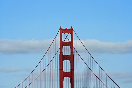 San Francisco Golden Gate Bridge Tower