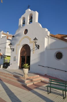 old historic church in the center of Velez-Malaga