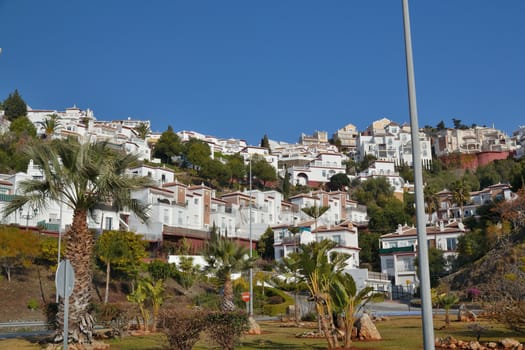 suburbs of Nerja, a city between the mountains and the sea