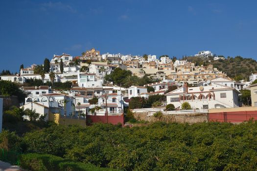 suburbs of Nerja, a city between the mountains and the sea