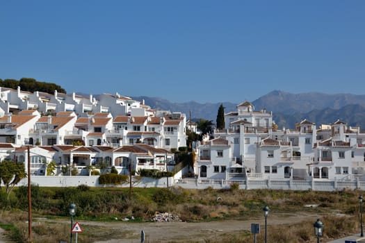 suburbs of Nerja, a city between the mountains and the sea